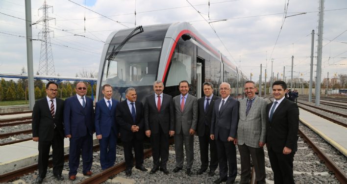 Bozankaya’nın Yerli Üretim İlk Tramvayı, Kayseri’ye Geldi