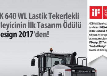Hmk 640 Wl Lastik Tekerlekli Yükleyicinin İlk Tasarım Ödülü iF Design 2017’den!