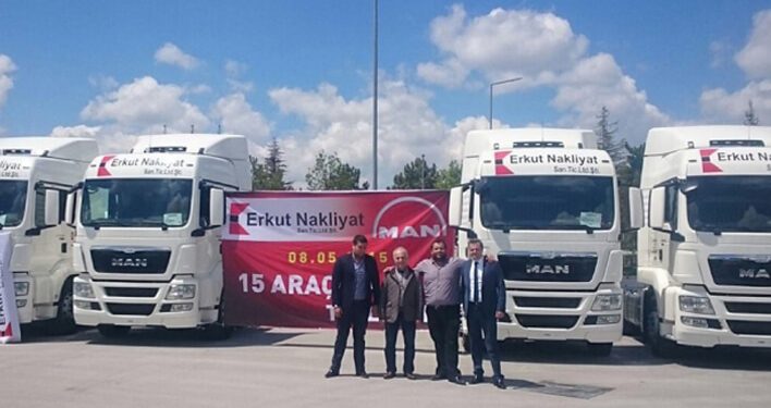Erkut Nakliyat Filosunun MAN Çekici İle Güçlendirdi