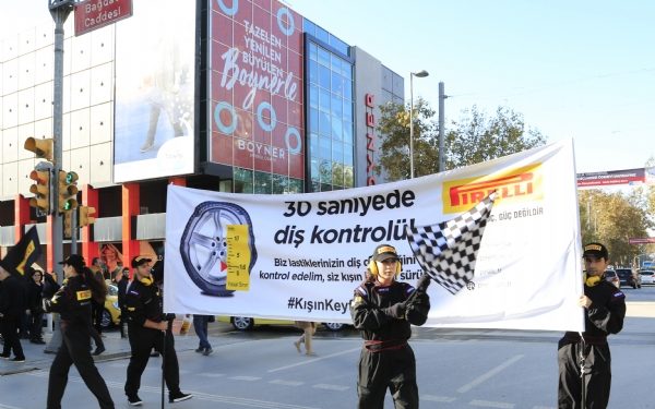 Pirelli Bağdat Caddesi’nde PIT STOP Etkinliği İle Diş Derinliği Ölçümü Yaptı