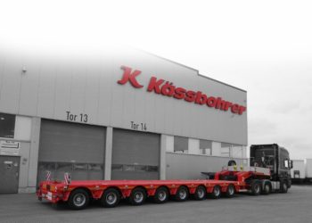 Schwertransport 8 Dingilli Kassbohrer Hidrolik Low-Bed Teslim Aldı