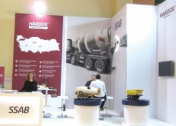 İsveçli Çelik Devi SSAB, HARDOX İle Beton İstanbul 2015’te İlgi Odağıydı…