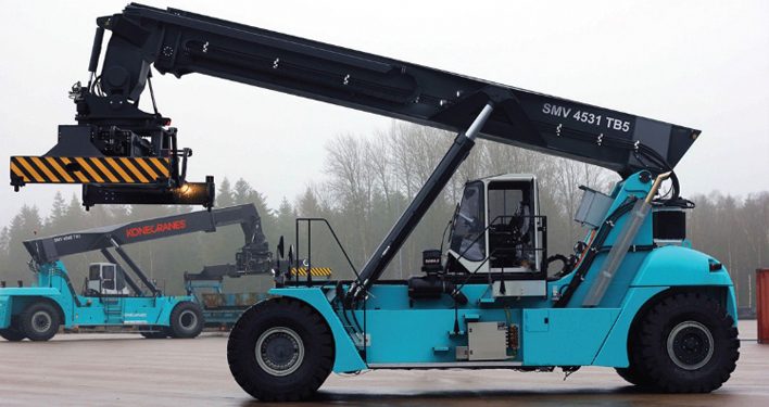 Konecranes’ten Dünyanın İlk Hibrid Konteyner İstifleyicisi