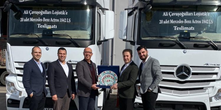 Mercedes-Benz Türk, Ali Çavuşoğulları Lojistik’e 20 adet Actros 1842 LS teslim etti