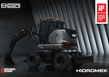 HİDROMEK’İN %100 ELEKTRİKLİ EKSKAVATÖRÜHICON 7W İKİNCİ TASARIM ÖDÜLÜNÜ KAZANDI