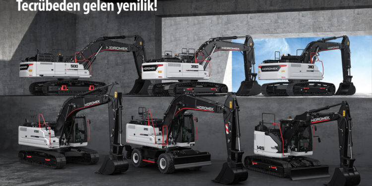 HİDROMEK Yeni Nesil H4 Serisi Ekskavatörlerini Tanıttı