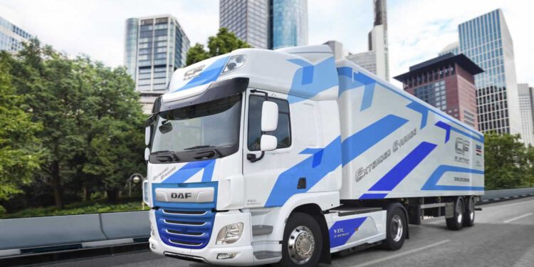 DAF, Uzatılmış Menzilli CF Electric modelini sunuyor