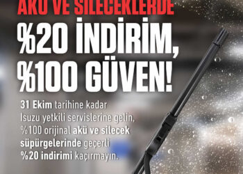 Anadolu Isuzu’dan Akü ve Silecekte %20 İndirim Fırsatı