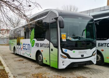 Anadolu Isuzu’nun çevre dostu aracı  Kendo Kuzey Makedonya yollarında