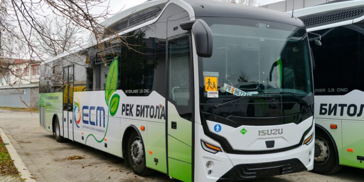 Anadolu Isuzu’nun çevre dostu aracı  Kendo Kuzey Makedonya yollarında